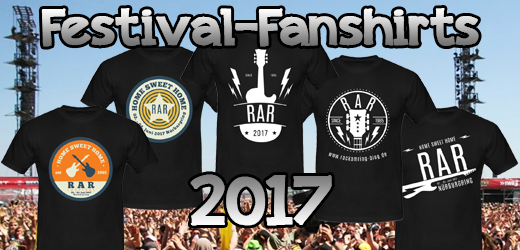 Rock am Ring 2017: Fanshirts ab sofort erhältlich